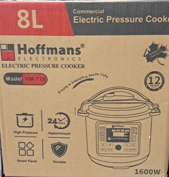 زودپز برقی هافمنز ۸ لیتری Hoffmams مدل HM_719
